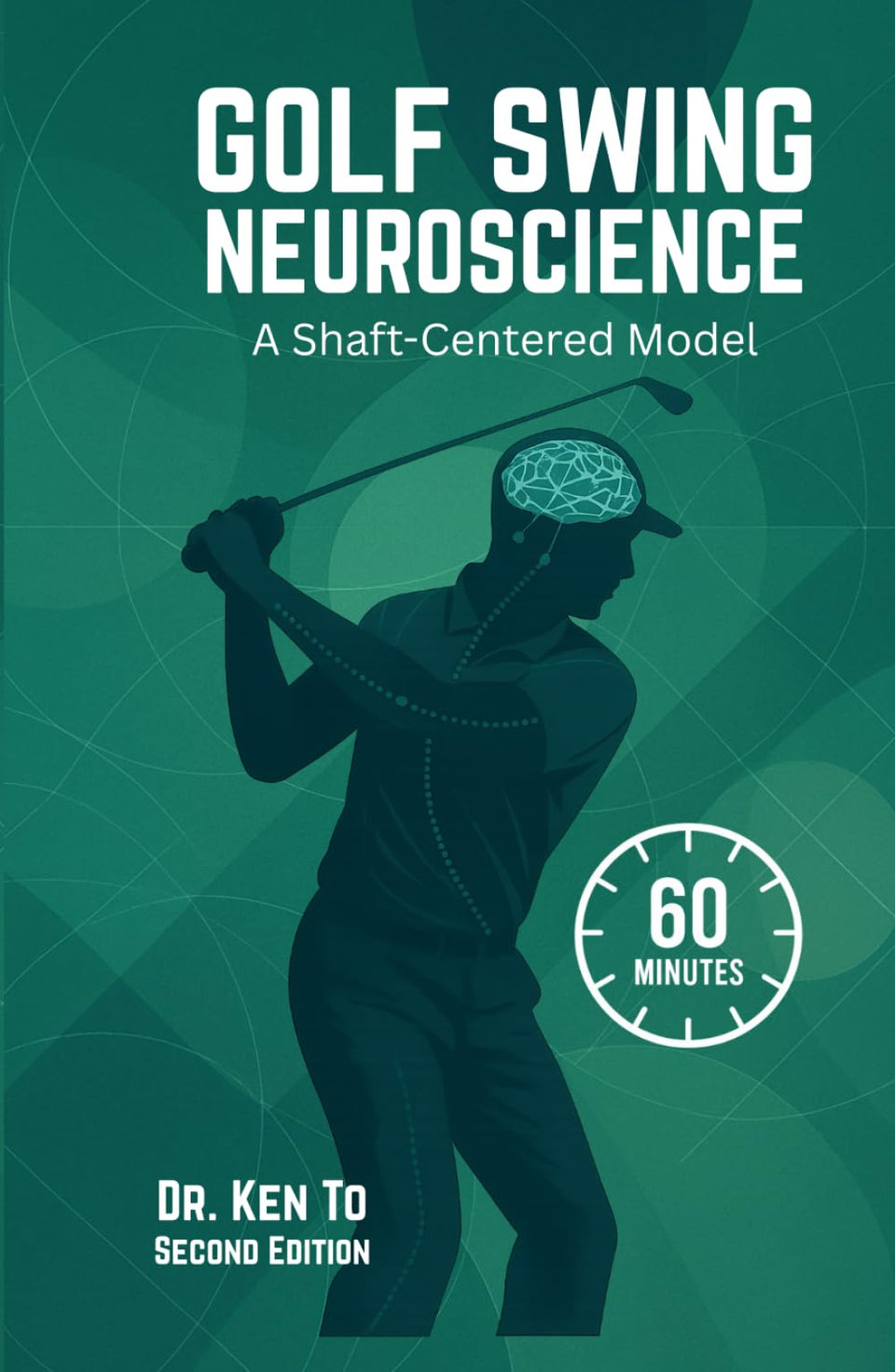 Majosta Golf Swing Neuroscience cover image showing the shaft-centered model for performance insight