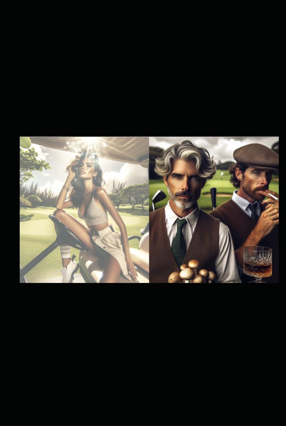 Majosta Golf Tease cover: a witty golf adventure for readers who love humor and clever plots.