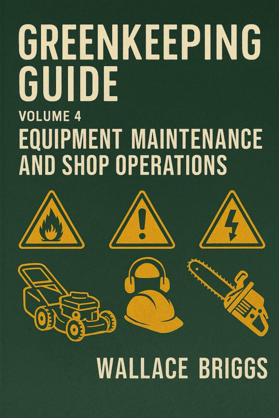 Majosta Greenkeeping Guide Volume 4 cover showcasing equipment maintenance insights for shop efficiency