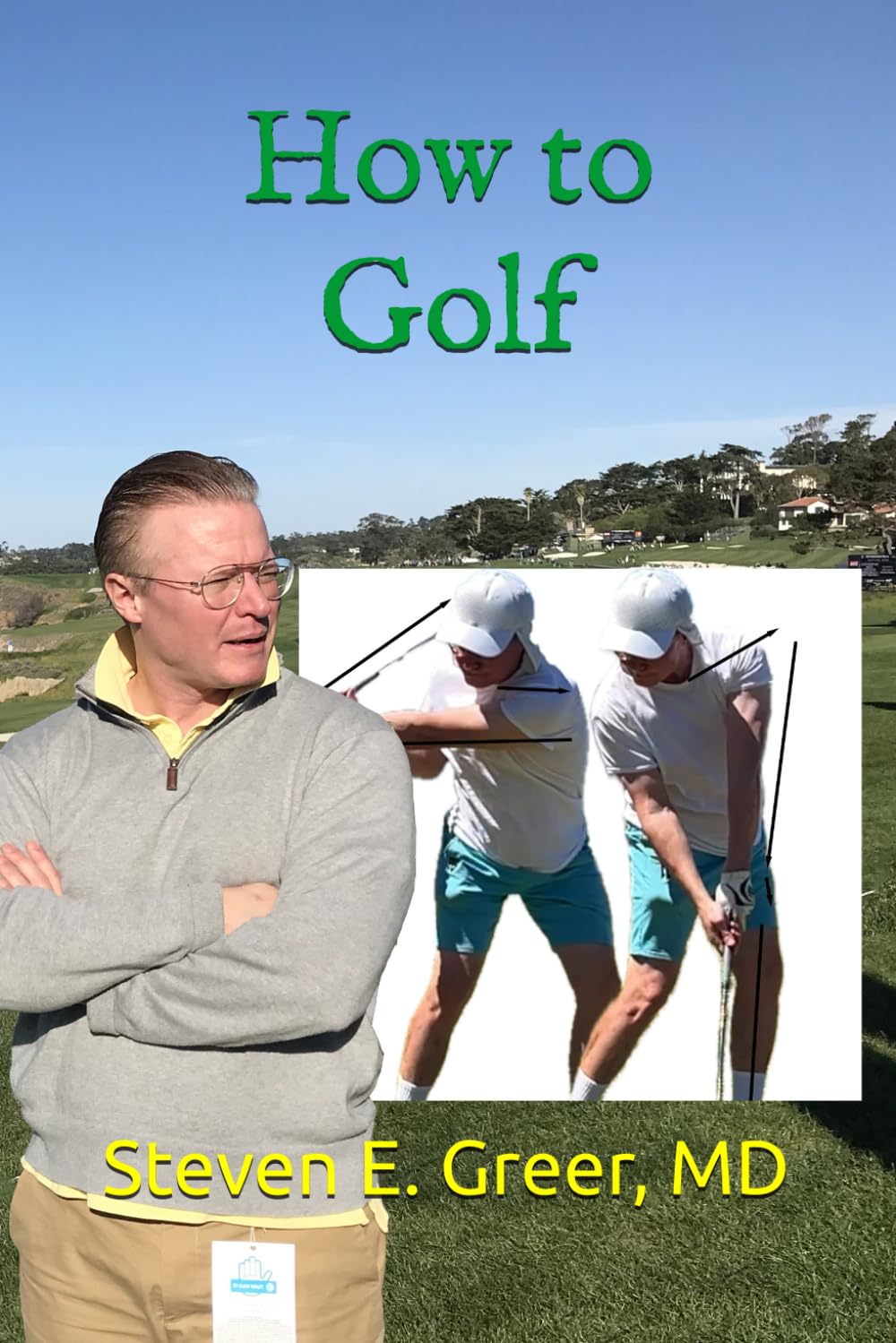 Majosta How to Golf book cover showing clear swing guidance for all skill levels