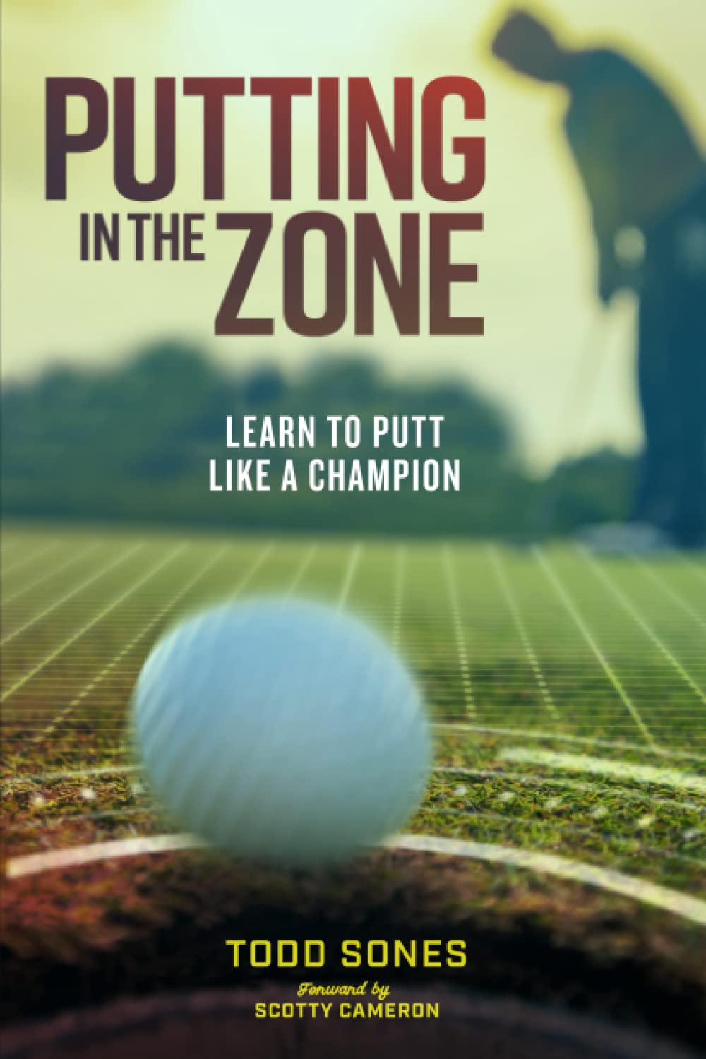 Majosta In The Zone putting guide book cover with expert instruction for improved greens