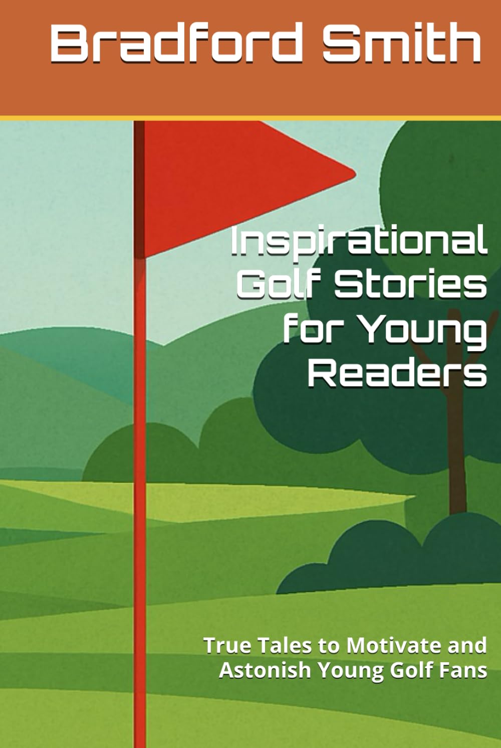 Majosta Inspirational Golf Stories for Kids cover, engaging young readers with real-life legends and resilience inspiration