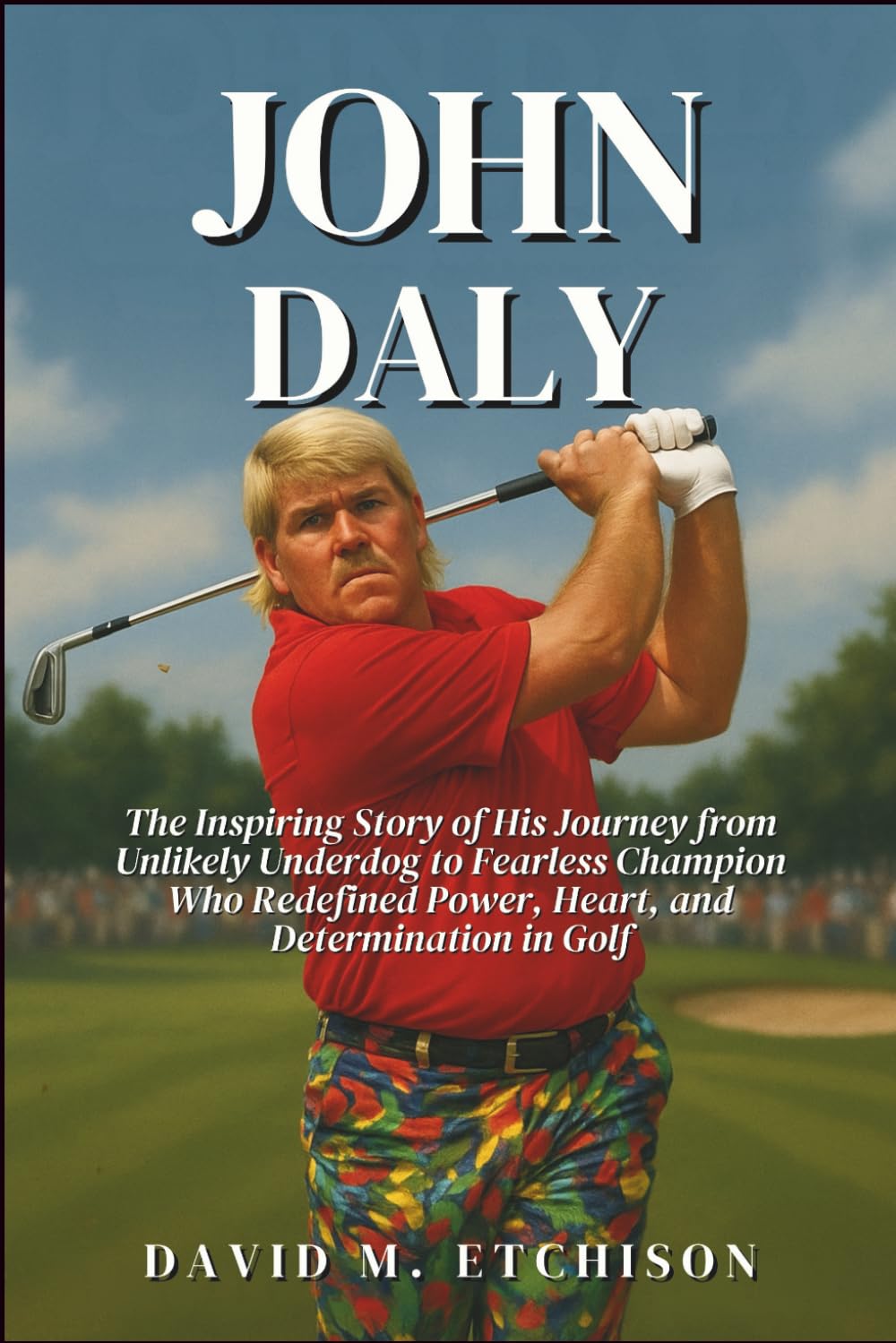 Majosta John Daly portrait highlighting the legendary swing and inspirational golf journey.