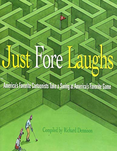 Majosta Just Fore Laughs cover image, golf humor anthology for cartoon fans.
