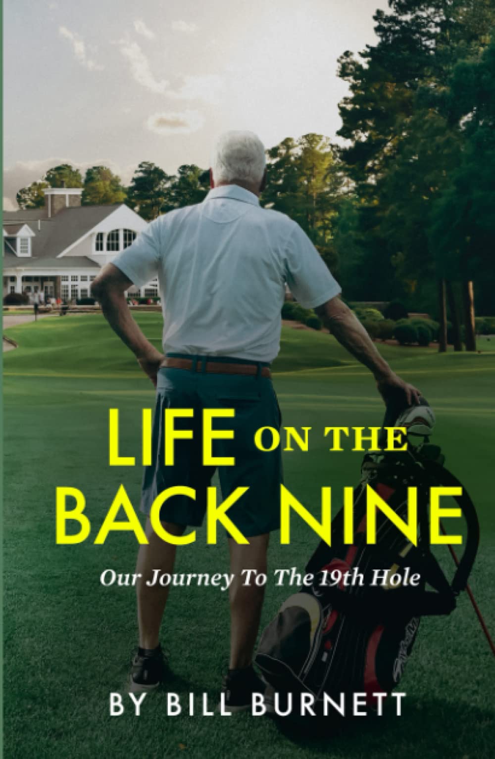 Majosta Life on the Back Nine book cover; relatable aging humor for golf enthusiasts.