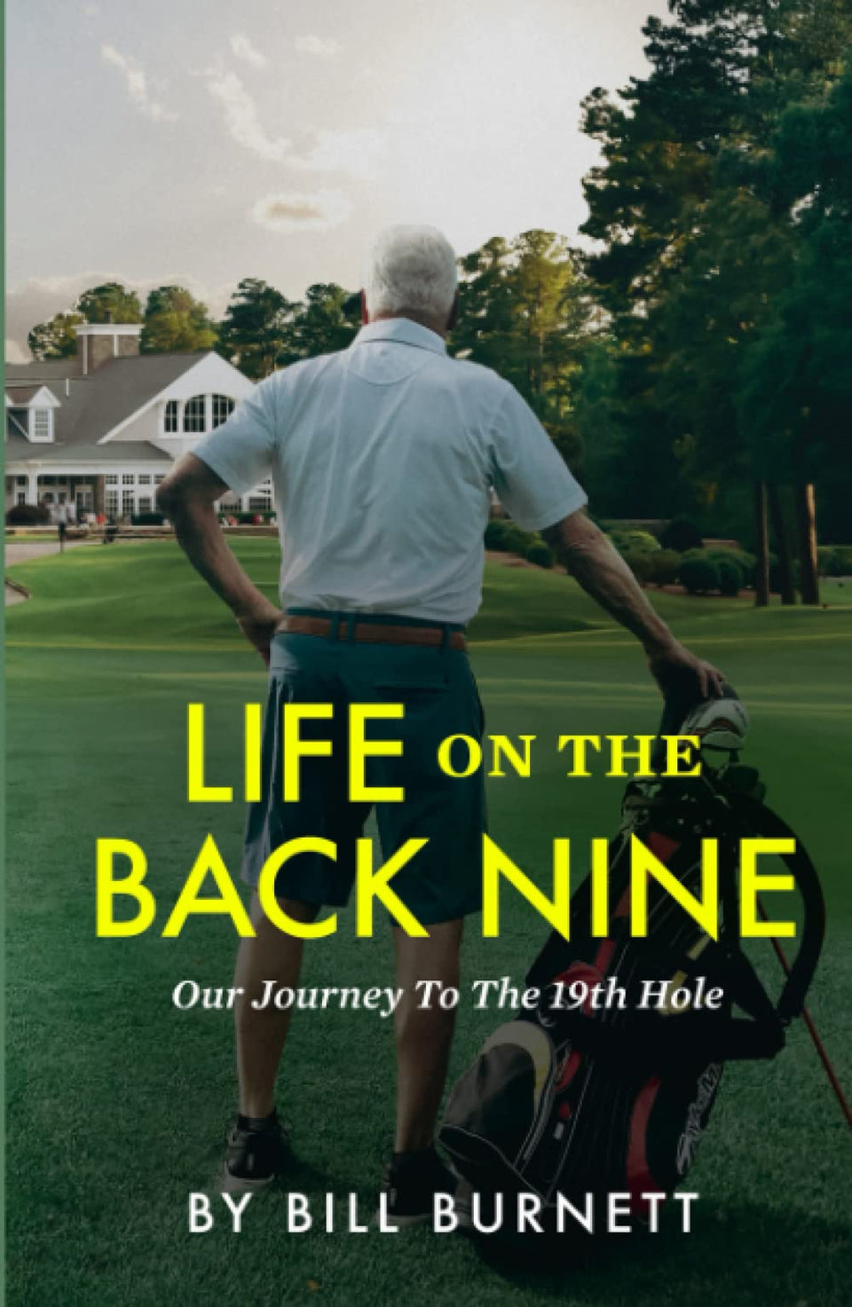 Majosta Life on the Back Nine book cover; relatable aging humor for golf enthusiasts.