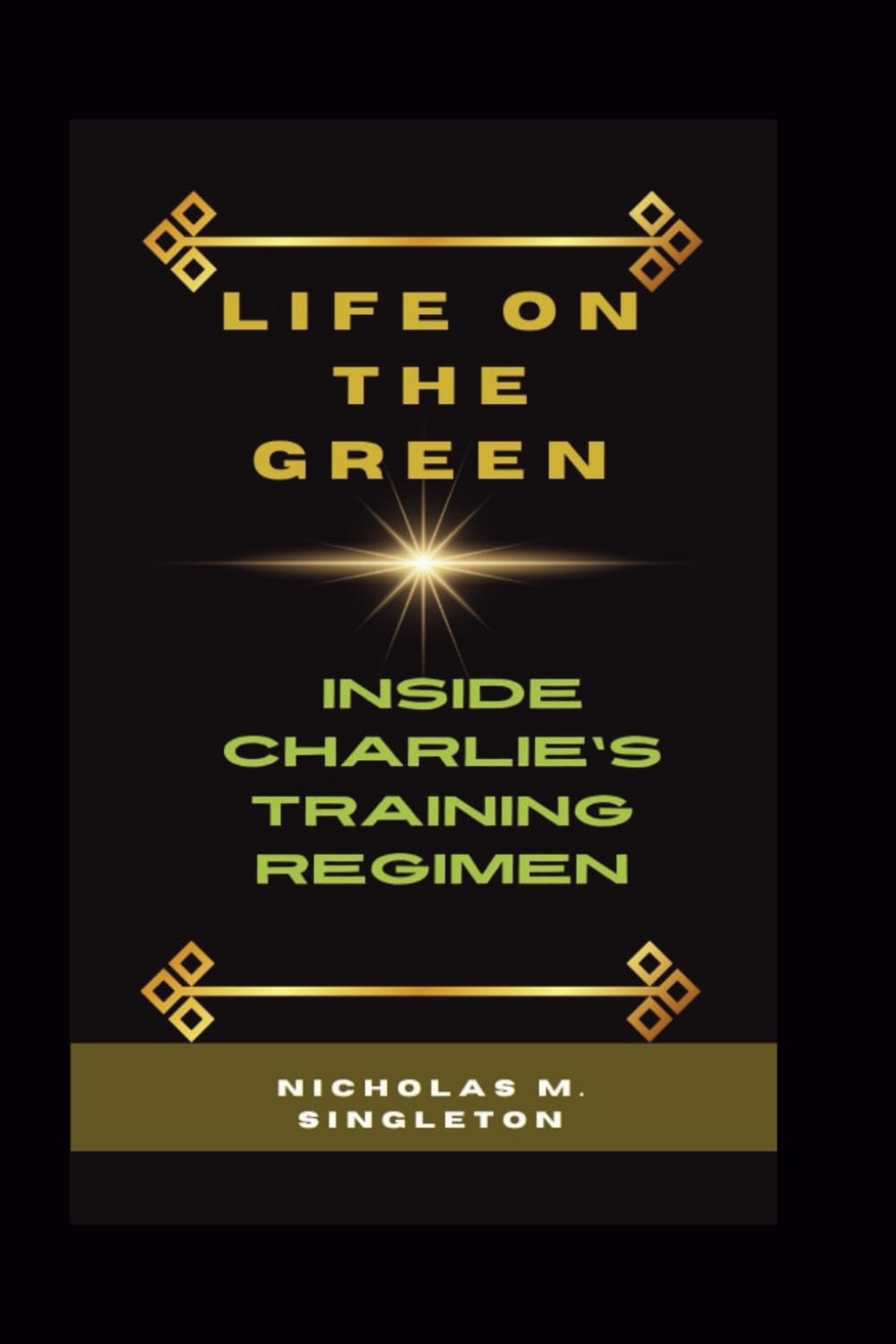 Majosta Life on the Green: Charlie's training regimen visual promotes focused practice and progress on the field