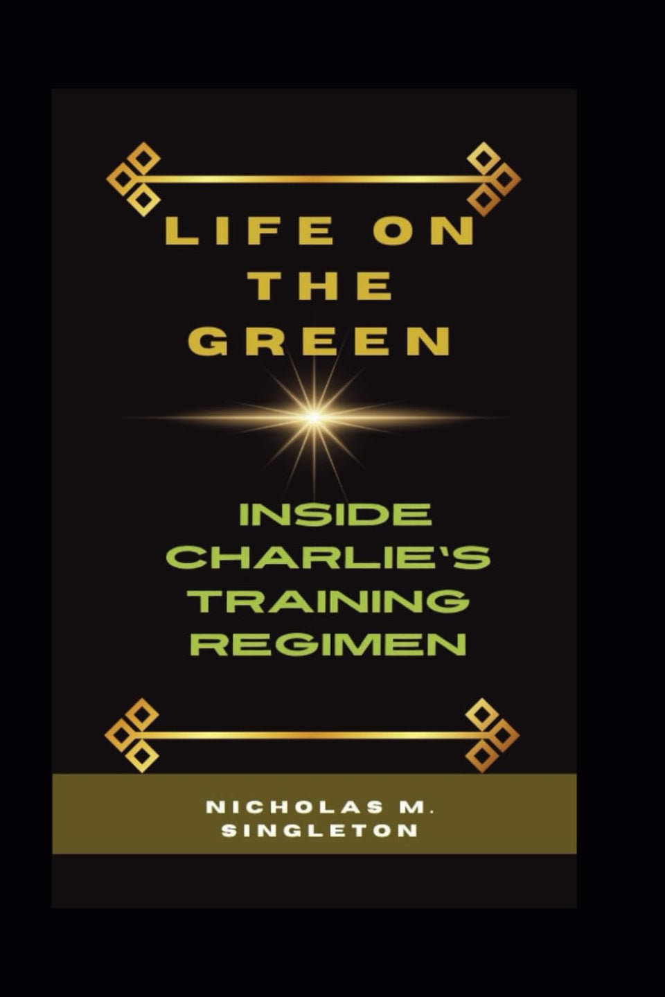 Majosta Life on the Green: Charlie's training regimen visual promotes focused practice and progress on the field