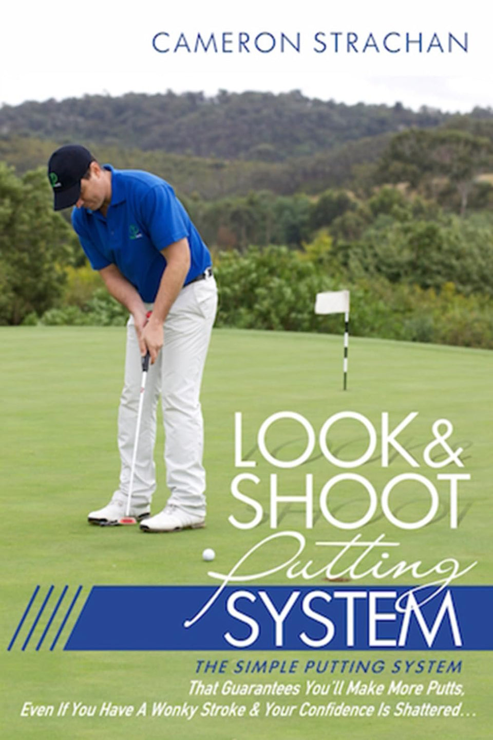 Majosta Look and Shoot Putting System cover image illustrating a simple, effective putting method