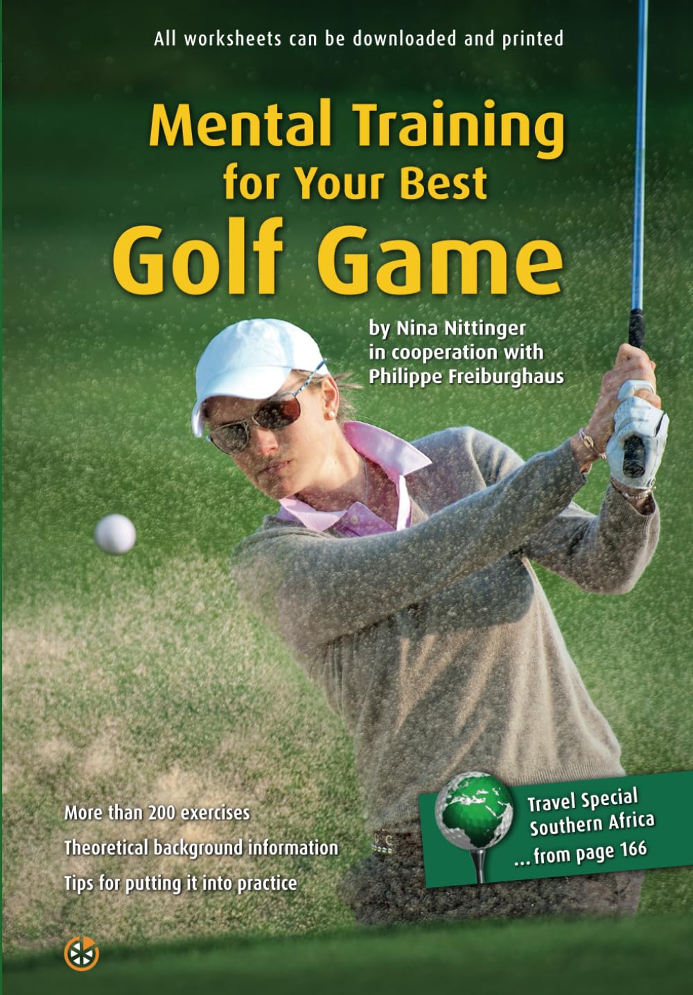 Majosta Mental Training for Your Best Golf Game book cover highlighting focused practice and mindset readiness.