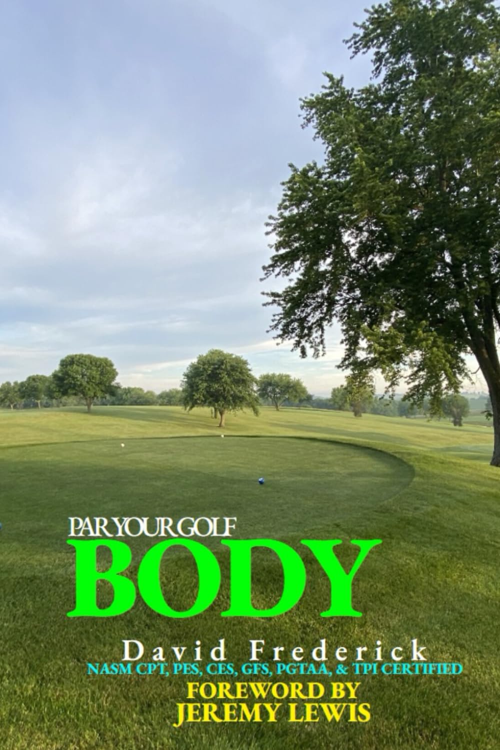 Majosta Par Your Golf BODY book cover; guides golfers toward physical discipline for better play.