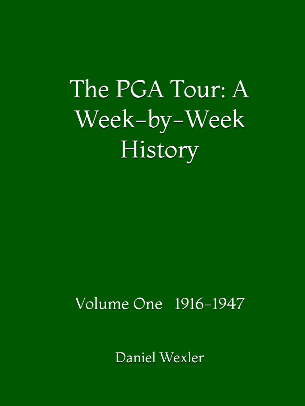 Majosta The PGA Tour History Volume One cover, ideal for golf libraries and historical study
