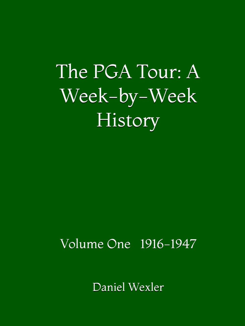 Majosta The PGA Tour History Volume One cover, ideal for golf libraries and historical study