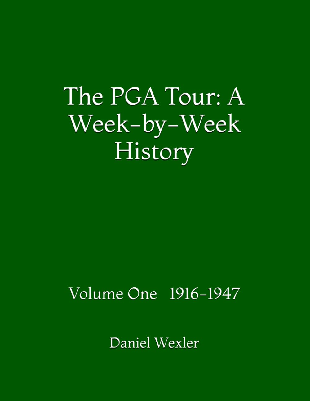 Majosta PGA Tour Volume I cover—detailed history for golf fans and researchers