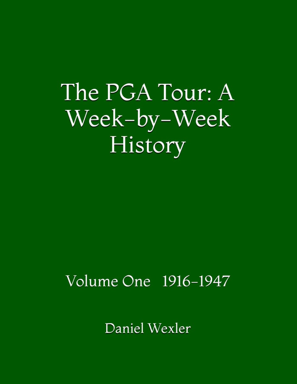 Majosta PGA Tour Volume I cover—detailed history for golf fans and researchers