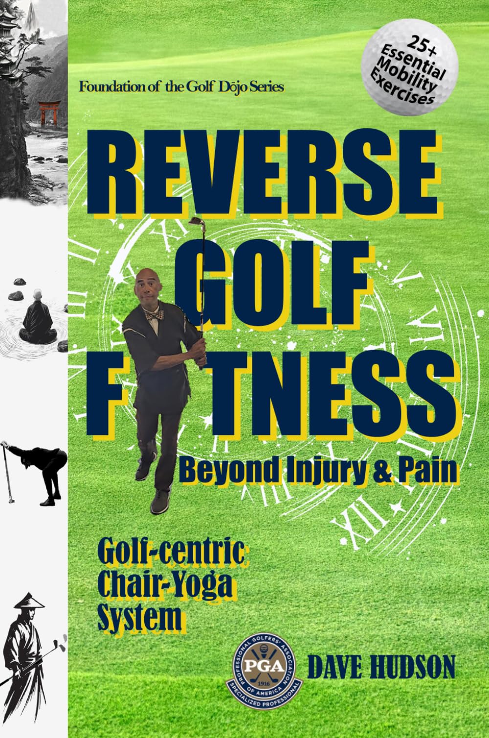 Majosta reverse golf fitness Dojo cover showing mobility, balance, and control for seniors