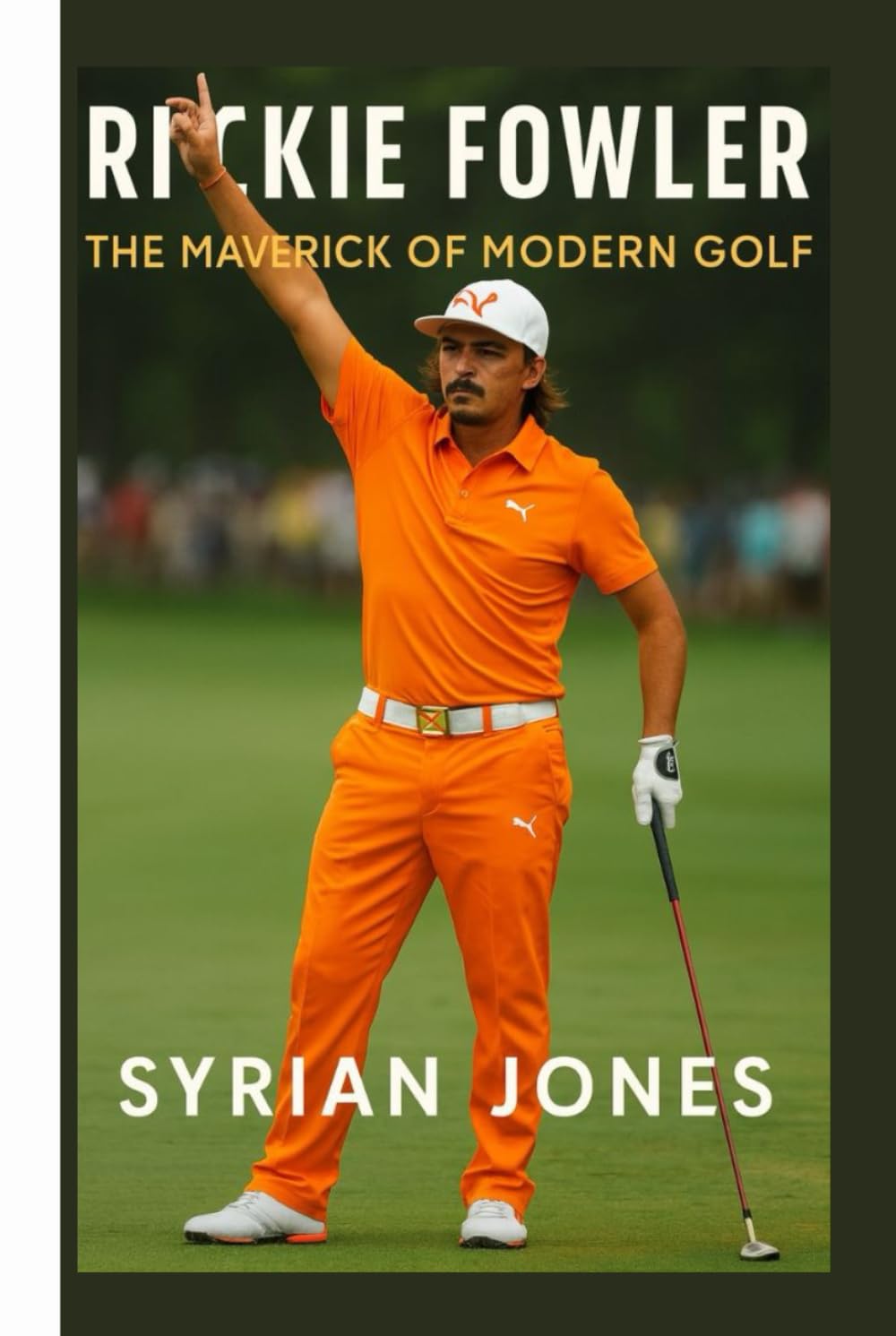 Majosta Rickie Fowler poster inspires modern golf focus on the course.