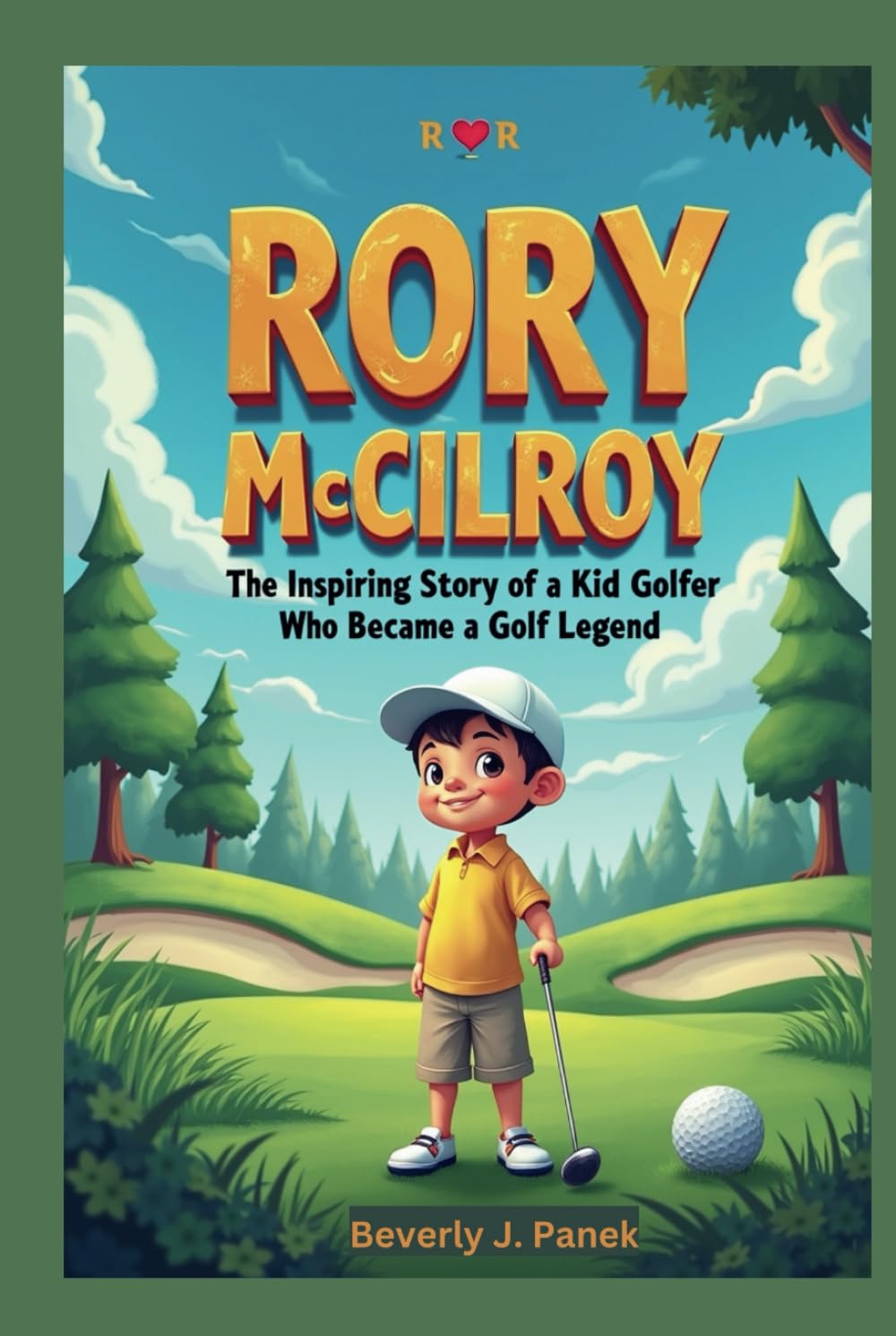 Majosta Rory McIlroy biography cover, an inspiring read for golf fans and aspiring players.