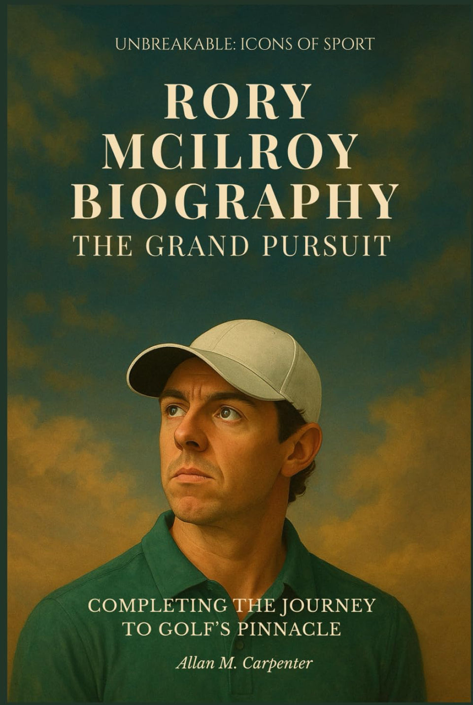 Majosta Rory McIlroy biography cover highlighting perseverance for golf fans