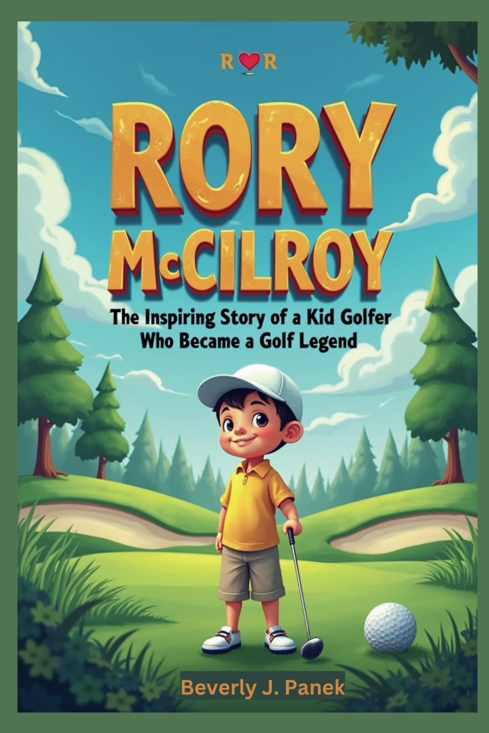 Majosta Rory McIlroy book cover — inspiration for aspiring golfers and fans.