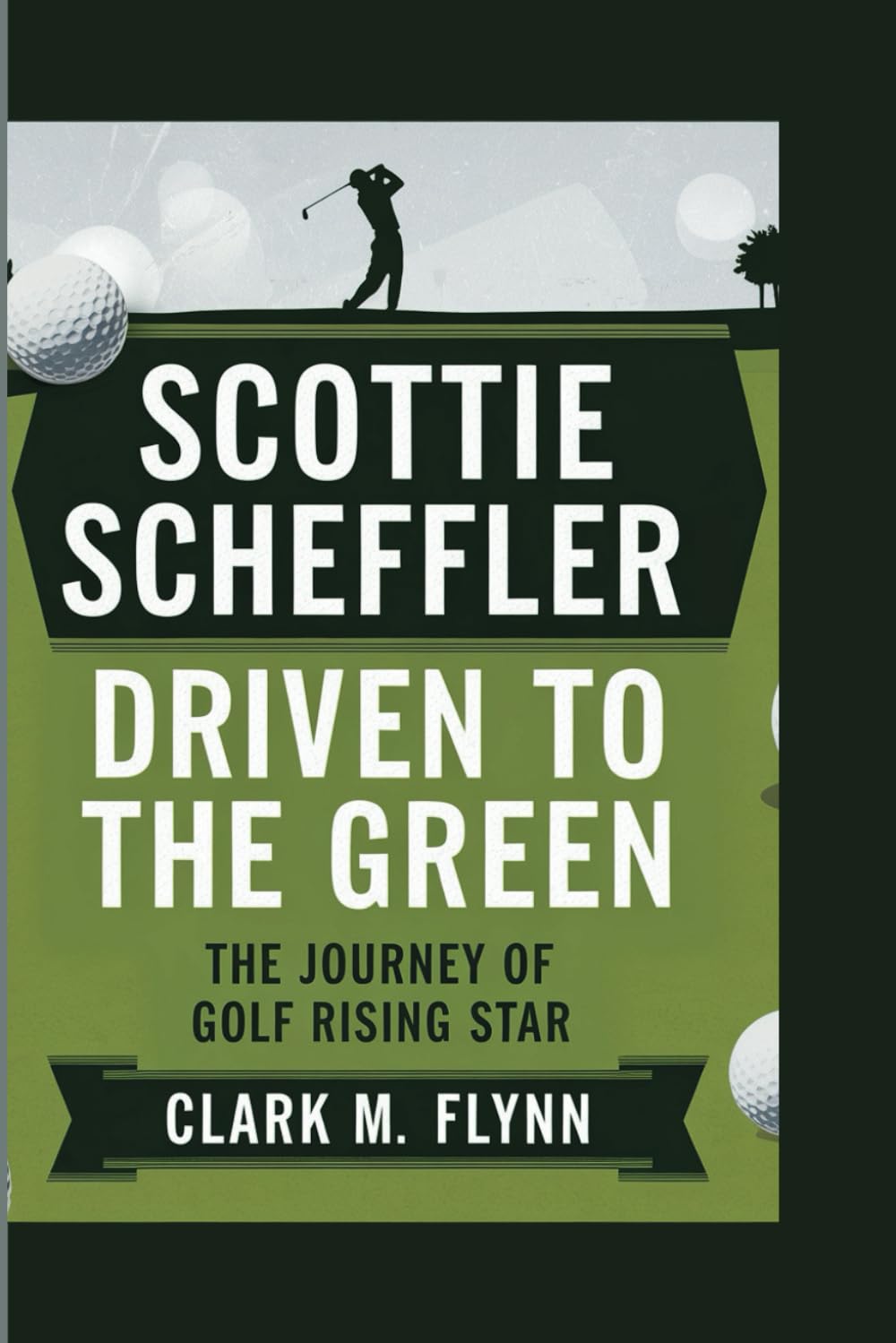 Majosta Scottie Scheffler Driven to the Green book cover, an inspiring golf biography for fans seeking motivation