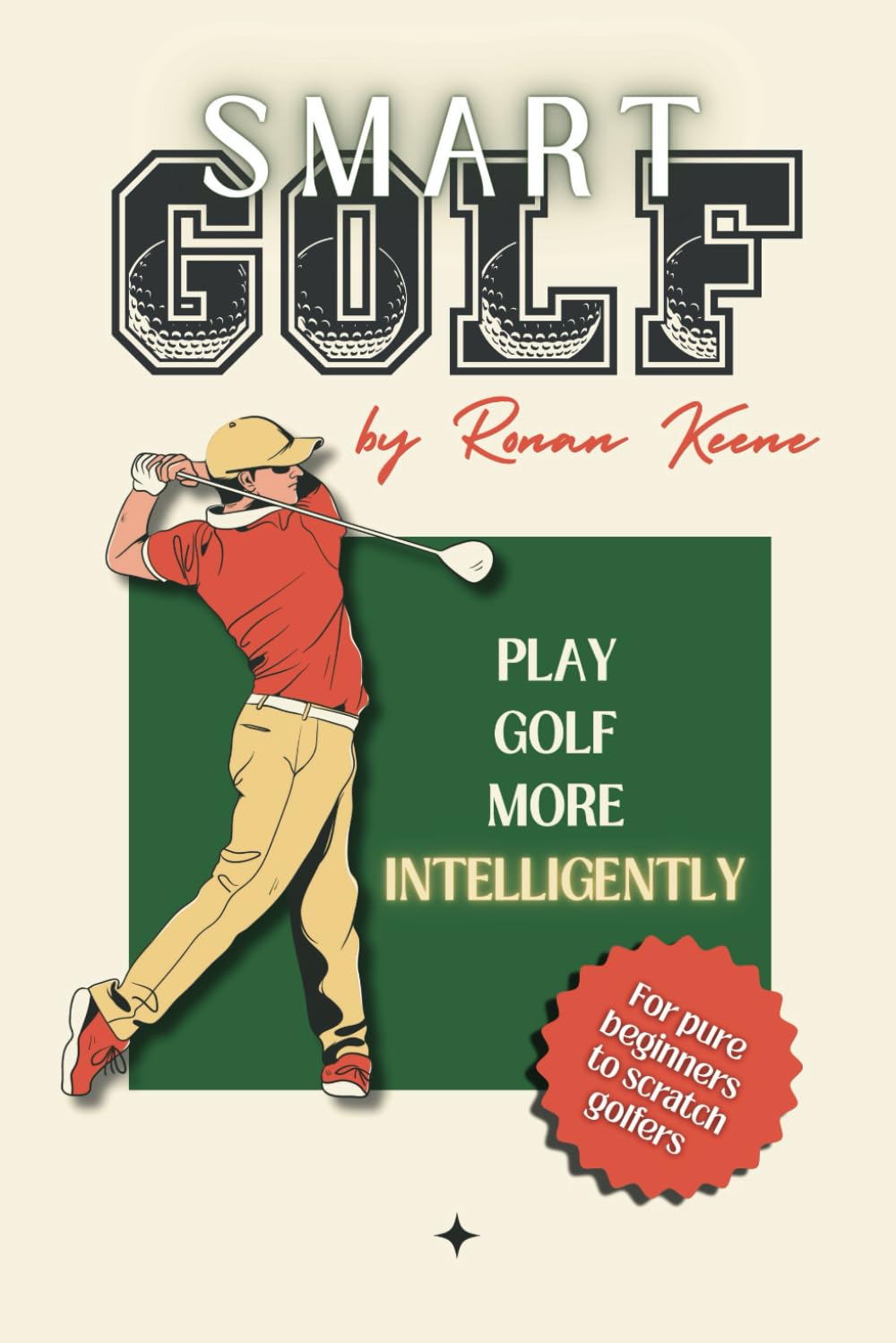 Majosta Smart Golf book cover showing elegant design for strategic play inspiration