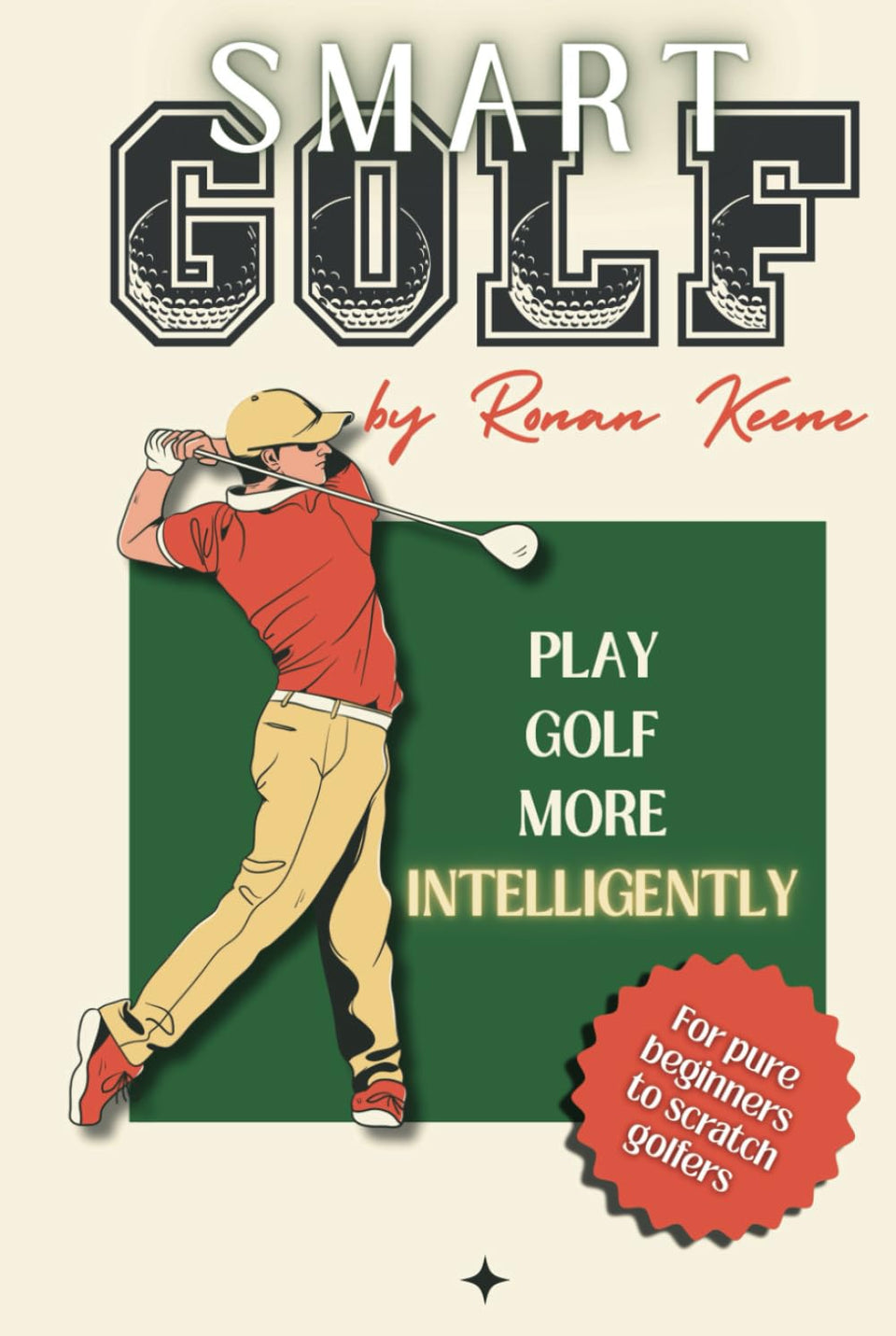 Majosta Smart Golf cover shows a stylish coffee-table book for gifting and home or office decor