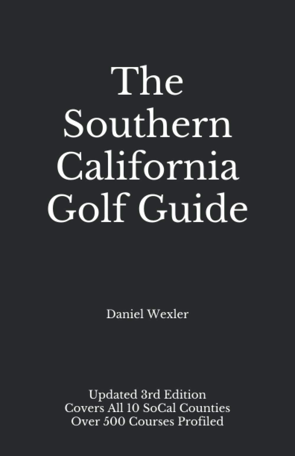 Majosta The Southern California Golf Guide cover showcasing the Black Book edition for golf enthusiasts.