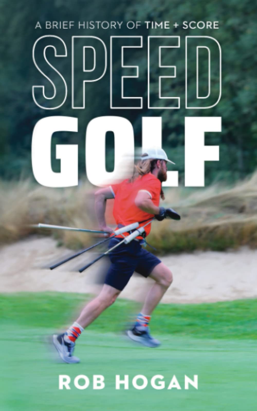 Majosta Speedgolf history cover inviting readers to explore the sport's origins