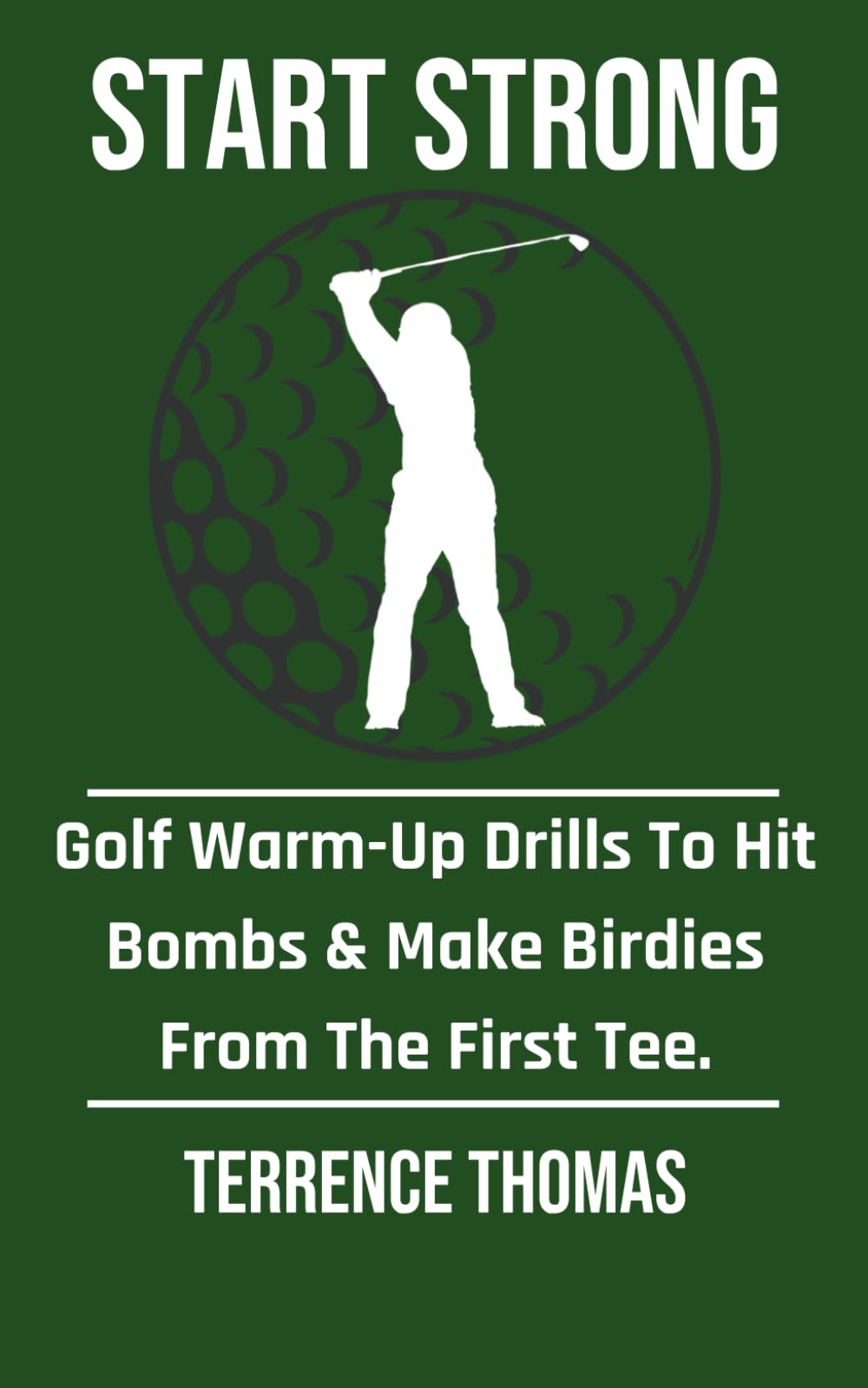 Majosta Start Strong warm-up drill on a golf green enhancing flexibility and swing readiness.