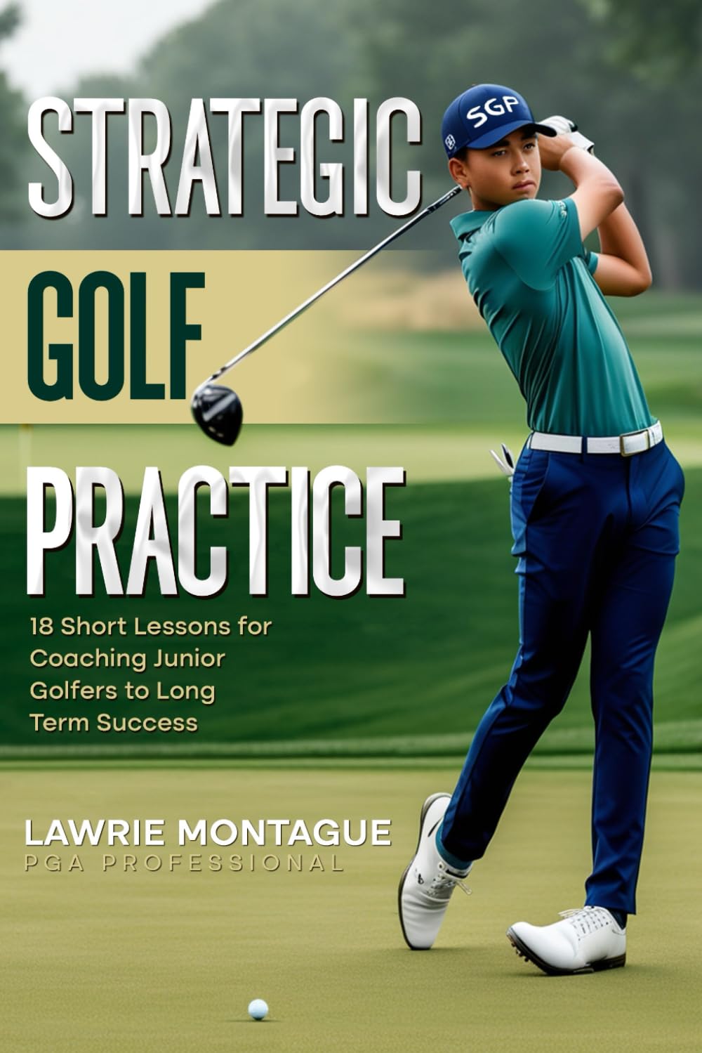 Majosta Strategic Golf Practice front cover, guiding junior golfers toward long-term skill growth