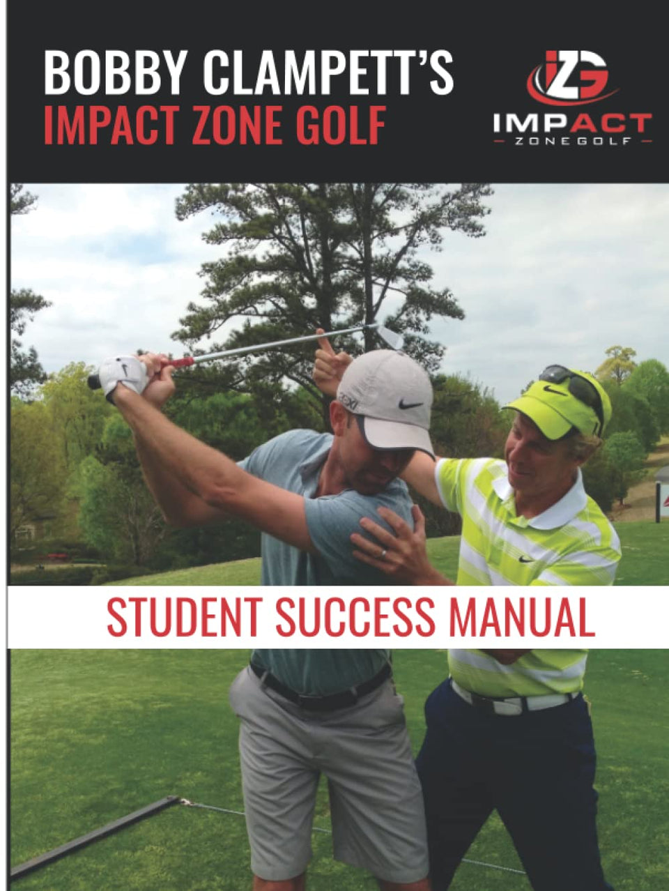 Majosta Student Success Manual cover, a guide to better golf impact and swing consistency