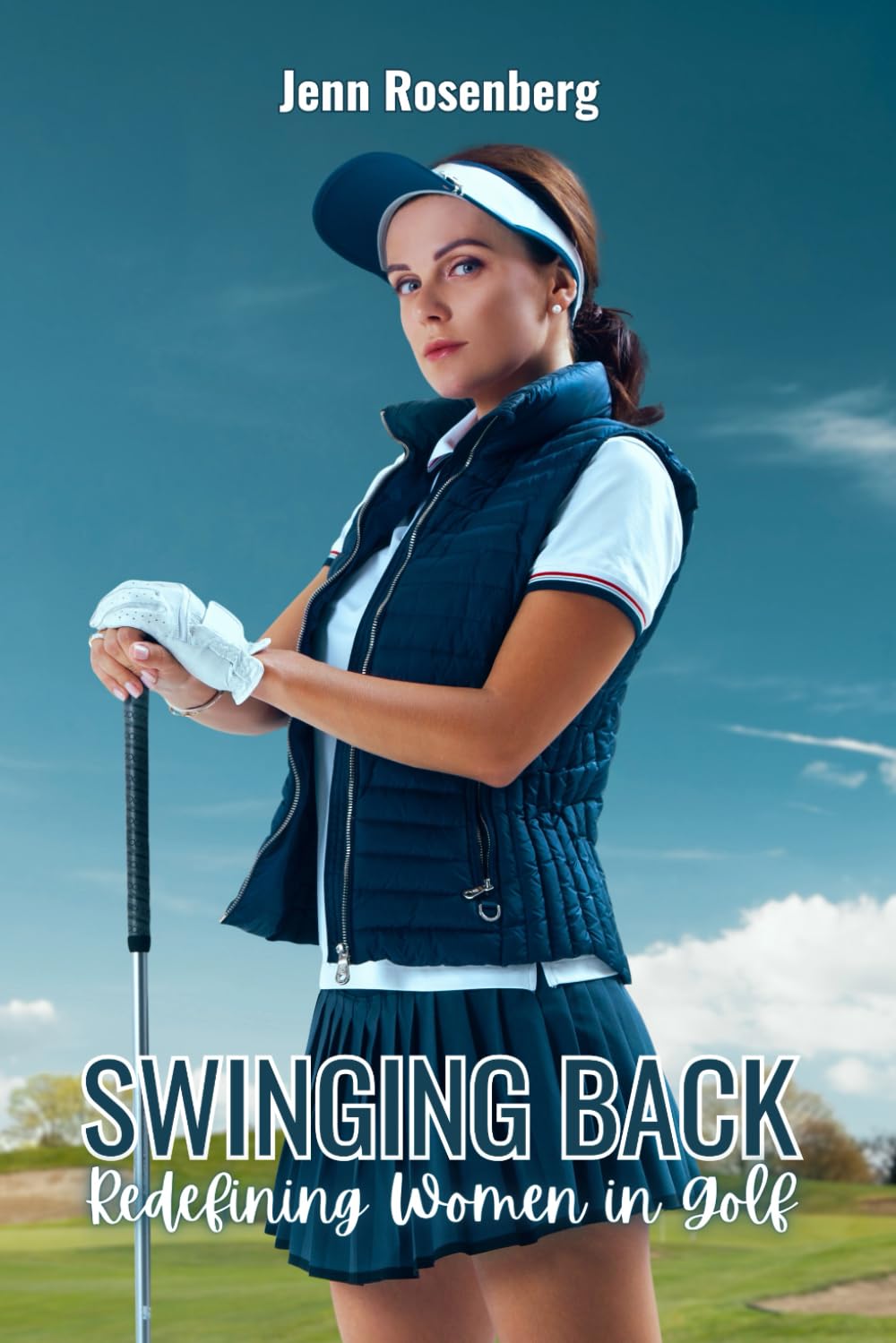 Majosta Swinging Back book cover highlighting leadership and inclusivity in golf