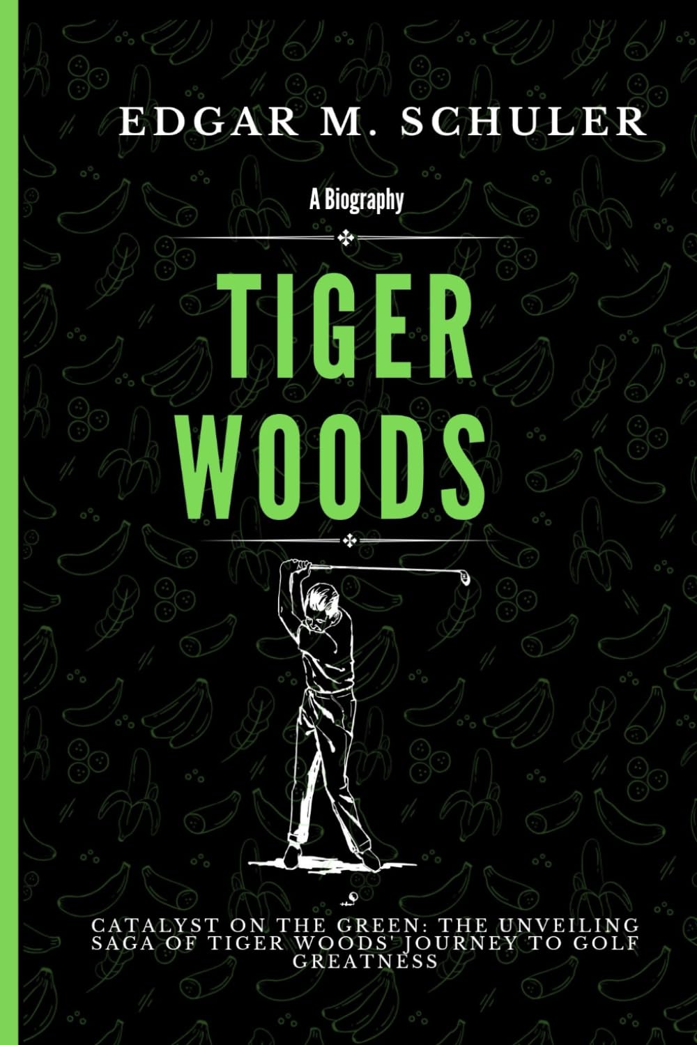 Majosta Tiger Woods biography cover highlights the journey to golf greatness and enduring motivation