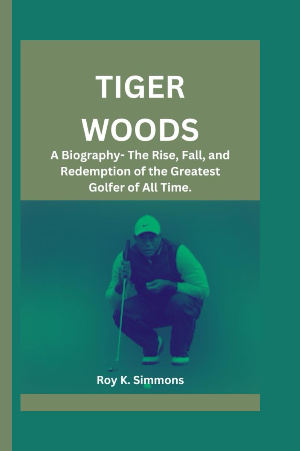 Majosta Tiger Woods biography cover highlighting triumph and resilience for golf enthusiasts