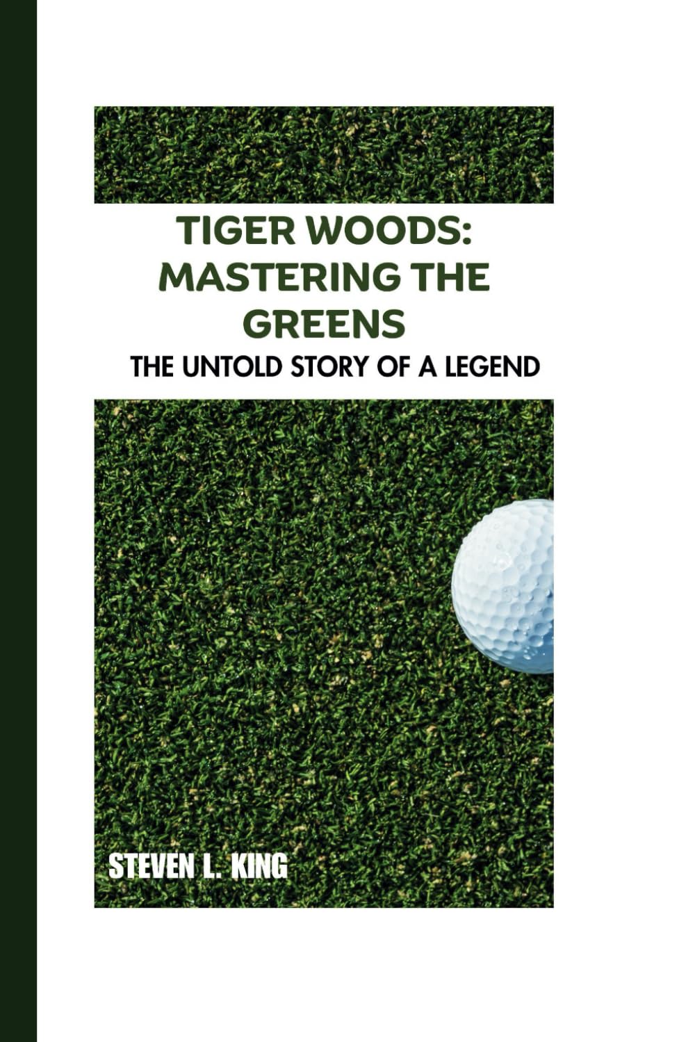 Majosta Tiger Woods cover image, highlighting greens mastery for golf fans