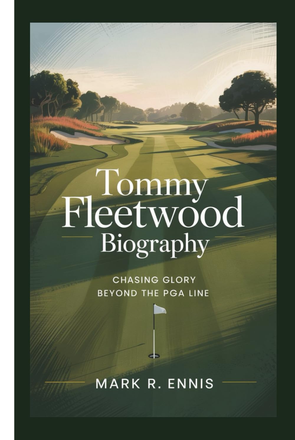 Majosta Tommy Fleetwood biography cover showing a poised golfer ready for the next challenge