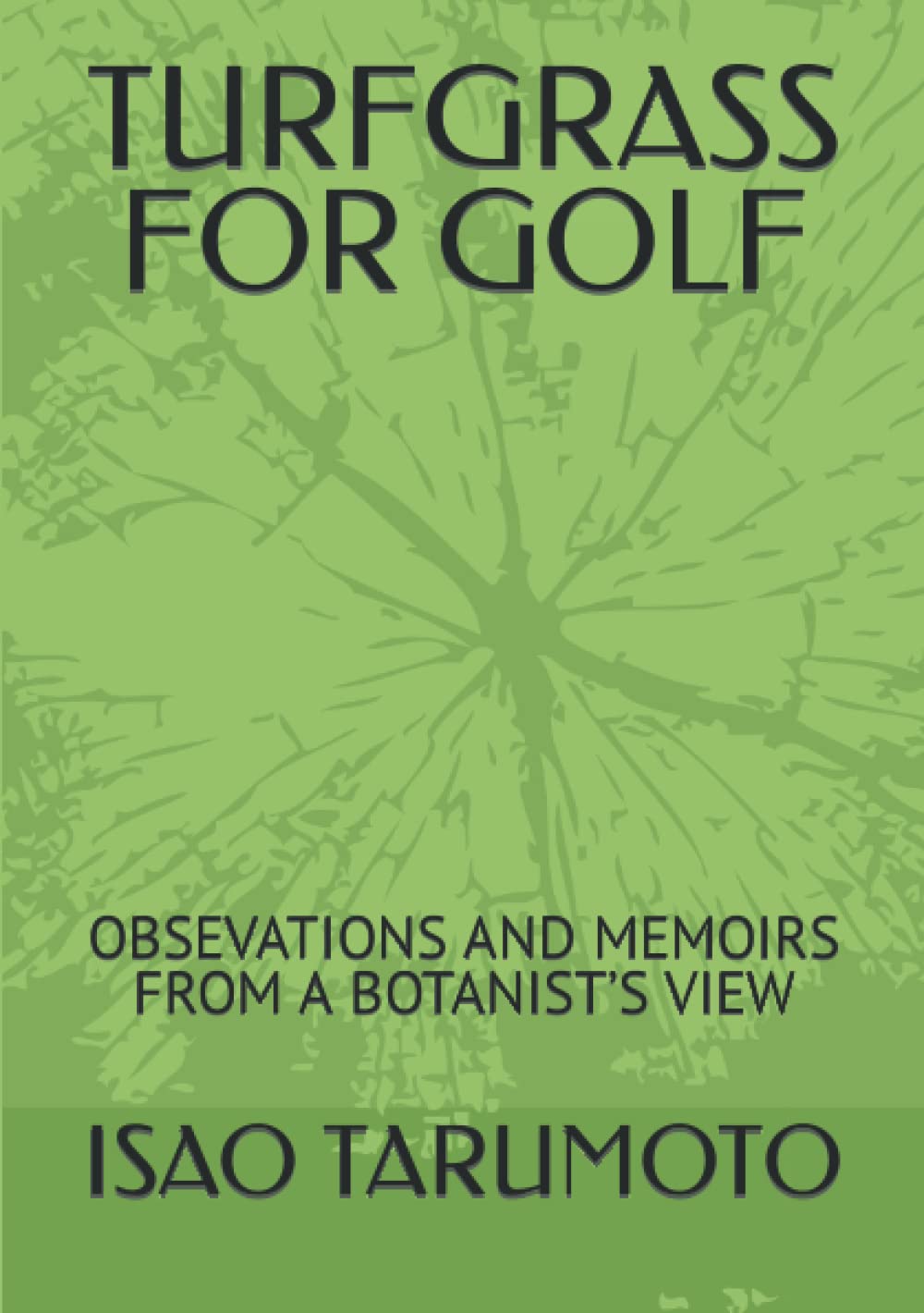 Majosta Turfgrass for Golf book cover highlighting turf science insights for better course play.