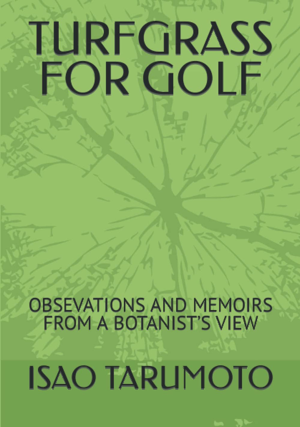 Majosta Turfgrass for Golf book cover highlighting turf science insights for better course play.