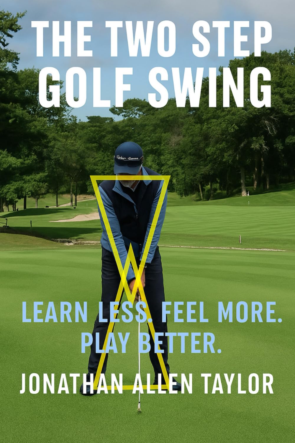 Majosta Two Step Golf Swing balance triangle drill helps you repeat power with less tension.