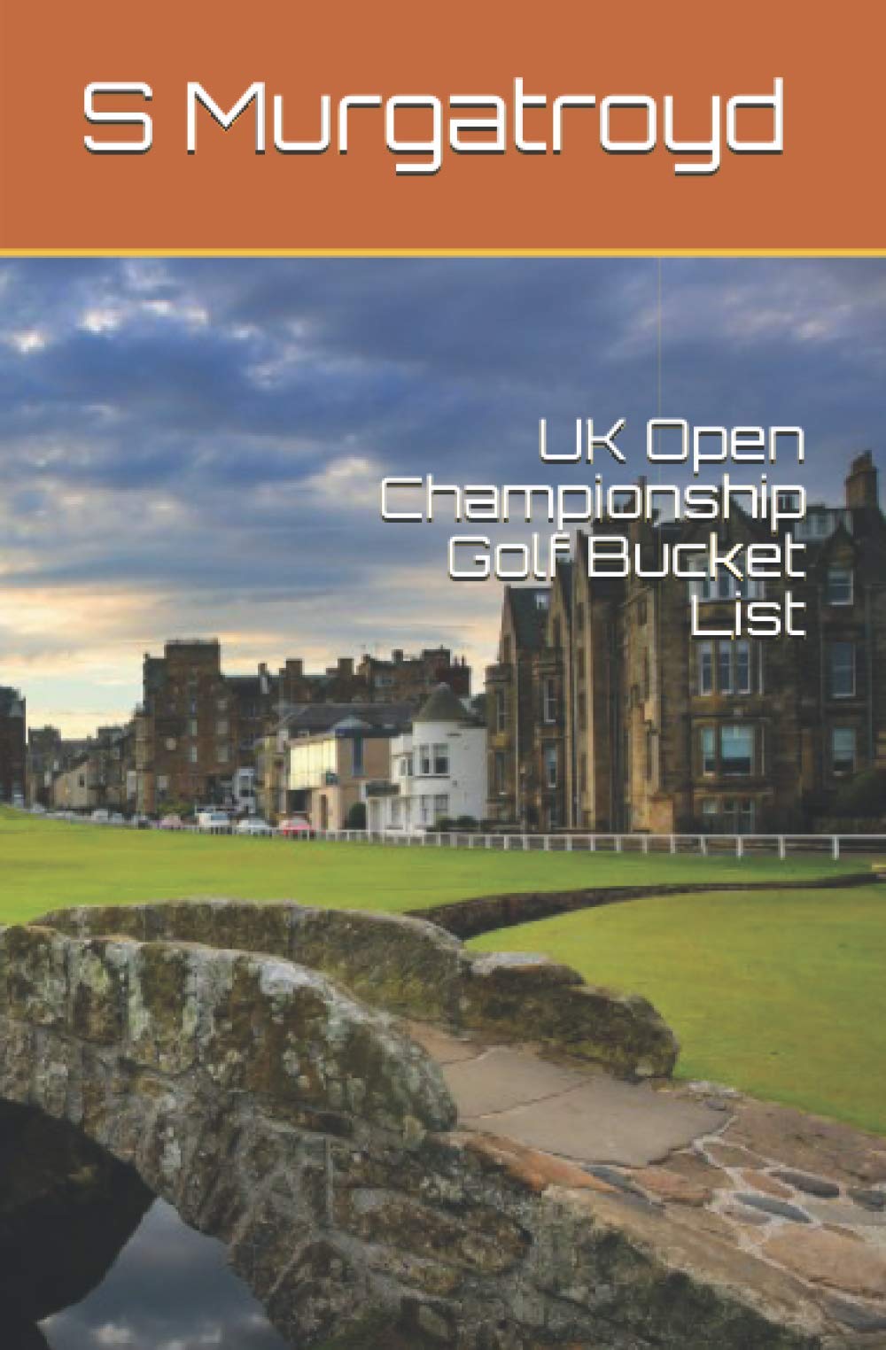 Majosta UK Open Bucket List journal cover, perfect for planning rounds and preserving memories.