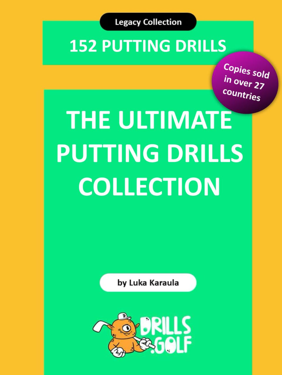 Majosta Ultimate Putting Drills Collection cover for focused practice and green-read improvement