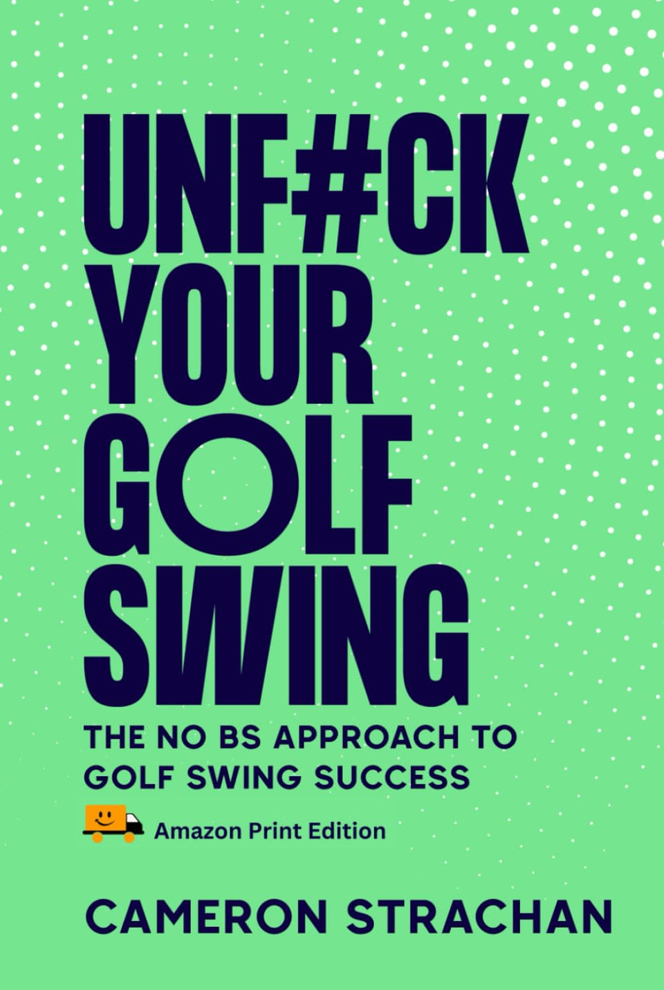 Majosta UnF#ck Your Golf Swing hardcover cover; a simple, powerful approach to golf.