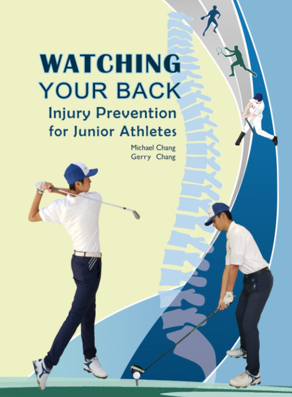 Majosta Watching Your Back book cover: injury prevention guidance for junior athletes.