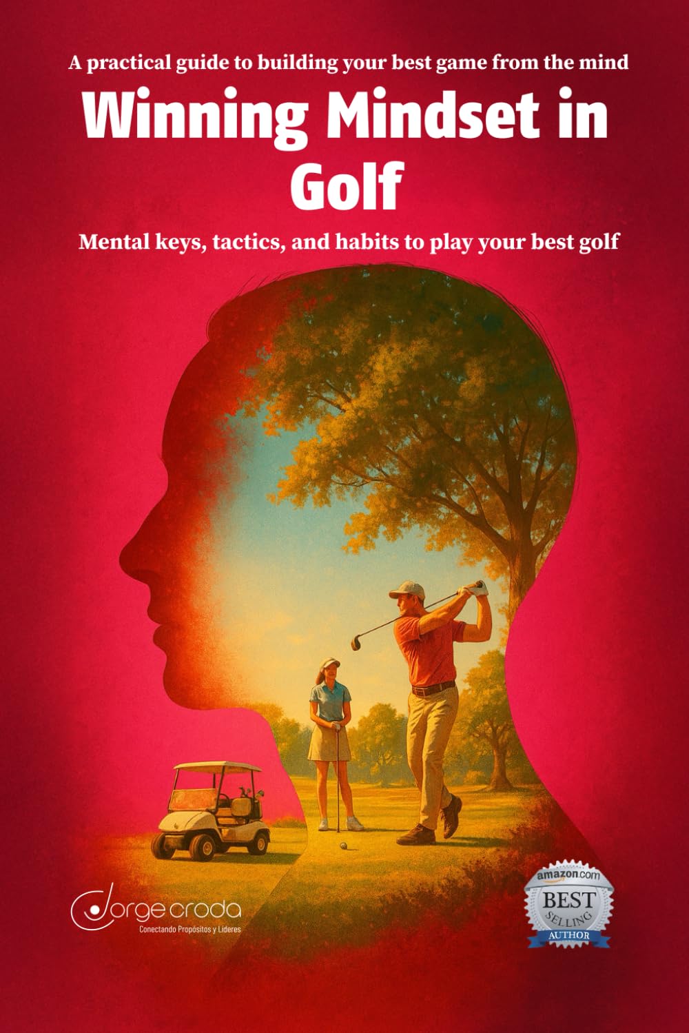 Majosta Winning Mindset in Golf book cover boosts focus and confidence on the course.