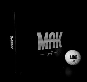 Close-up shows MAK TRIBUS three-piece design delivering spin and control.