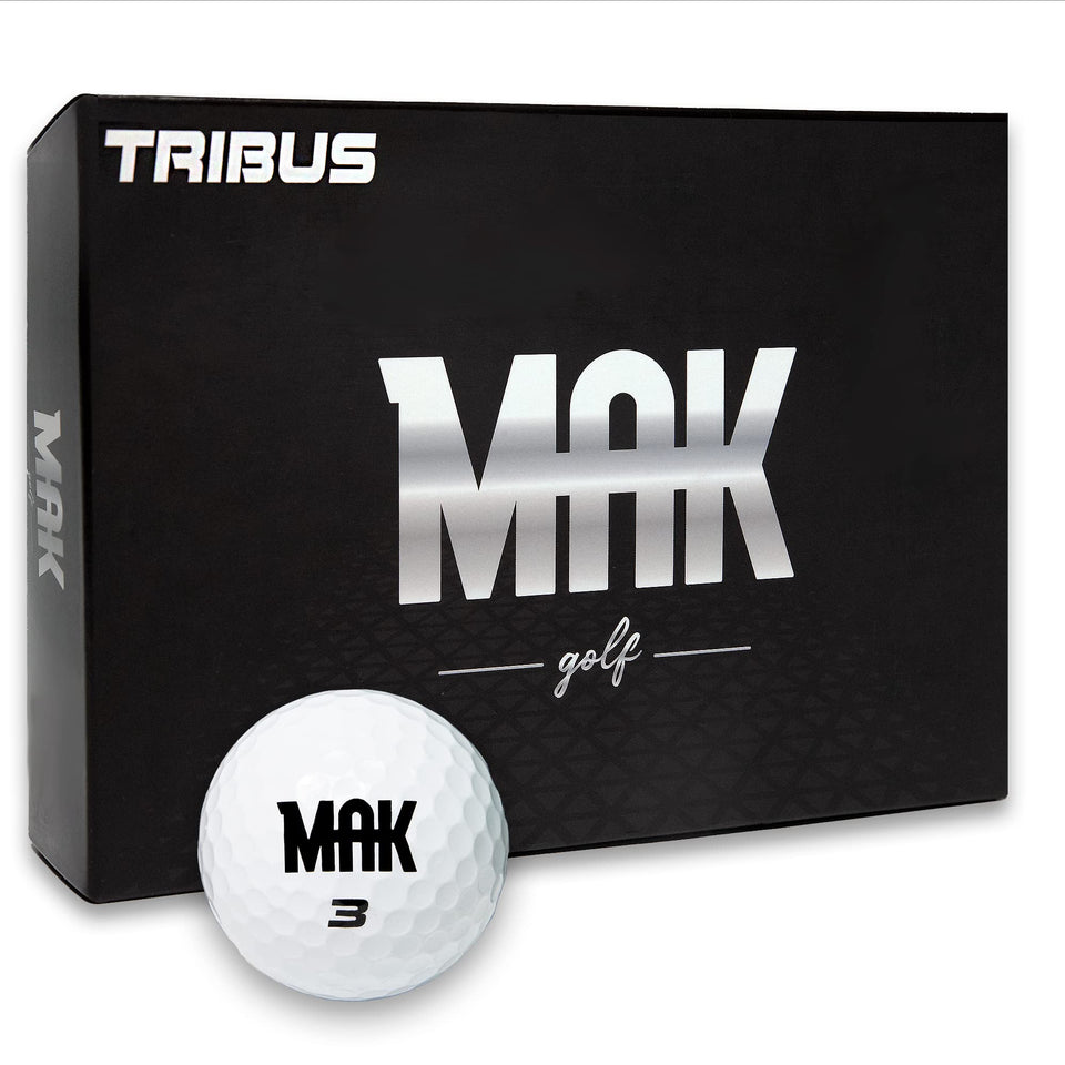 MAK Golf TRIBUS close-up of soft urethane cover for enhanced greenside feel.