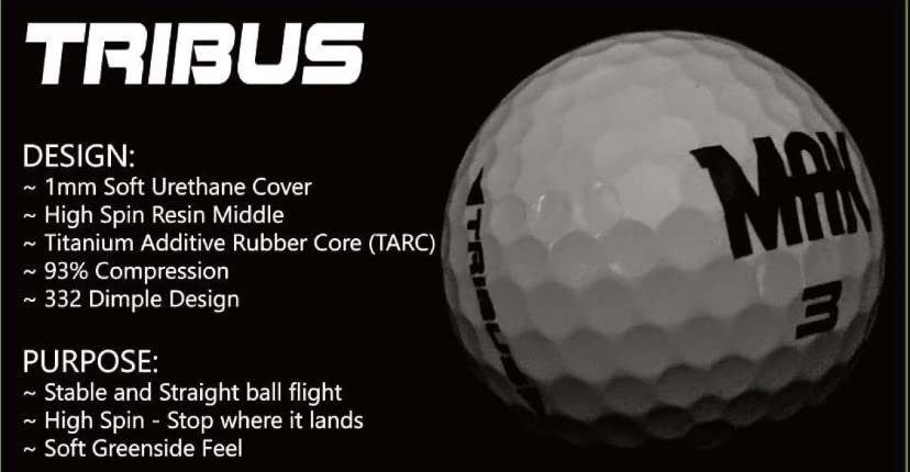 MAK TRIBUS straight flight ball demonstrates stable trajectory for accurate shots.