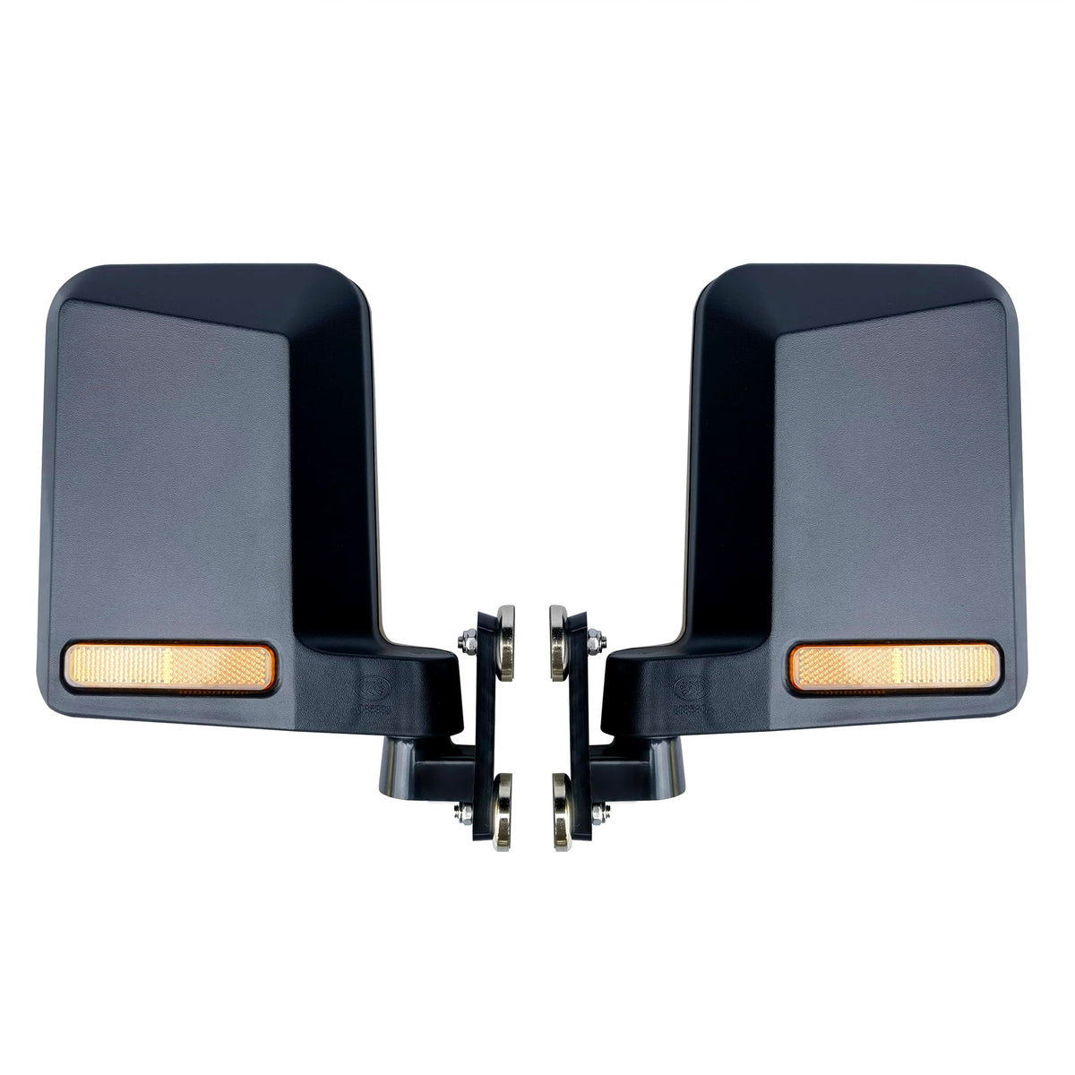 Mamiko rail-mount side mirror installed quickly on metal surfaces without tools.