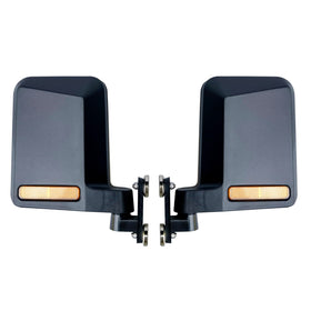 Mamiko rail-mount side mirror installed quickly on metal surfaces without tools.